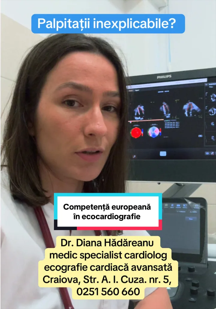 Miniatură video: Palpitații și ecografia speckle-tracking — Dr. Diana Hădăreanu